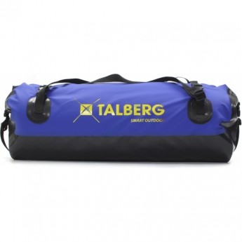 Гермосумка TALBERG TRAVEL DRY BAG 80, черный/василёк