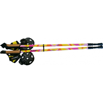 Палки для скандинавской ходьбы ENERGY TALBERG, 1 пара, розово-желтый