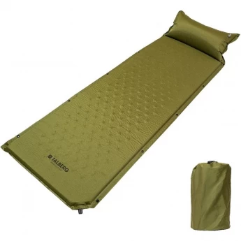 Самонадувающийся коврик TALBERG BASIC REG MAT зеленый